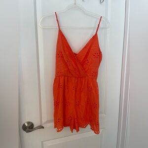 Francesca’s Lace Romper